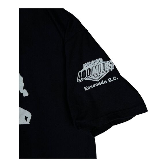 Baja Is Calling Off Road 400 Miles 2021 Ensenada BC Black Truck Race Rare sz L - Picture 4 of 5